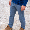 Alpin Loacker Pantaloni trekking leggeri blu da uomo lunghi