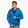 Alpin Loacker calda giacca invernale impermeabile da uomo blu