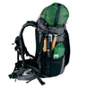 Empaca correctamente tu mochila de travesía, mochila de senderismo ligera con colchoneta y accesorios, mochila de montaña gris 