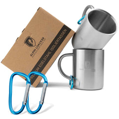 2 piece stainless steel thermo cups