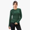 Alpin Loacker vihreä Merino pitkähihainen paita naisten 100% Merino villaa, Premium Merino funktionaalinen paita naisten pitkähihainen, Merino vaatteet naiset halpa osta verkosta