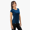 ALPIN LOACKER Merino T Shirt Naisten sininen, kevyt merinovilla toimiva paita CORESPUN TECHNOLOGY:lla, osta Merino vaatteet verkosta