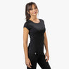 Alpin Loacker Merino T-paita naisten musta, Merinovilla naisten paita korkealaatuisesta merinovillasta, osta naisten Merino-paita verkosta